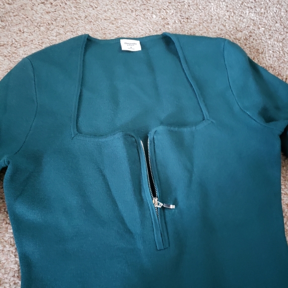 Abercrombie Teal Mini Dress - Picture 6 of 8